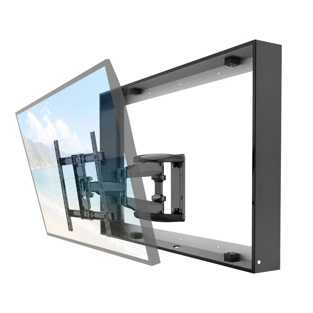 70-75 inch Waterproof Outdoor TV Enclosure Dustproof, Impact-Resistant with Anti-Theft Lock
