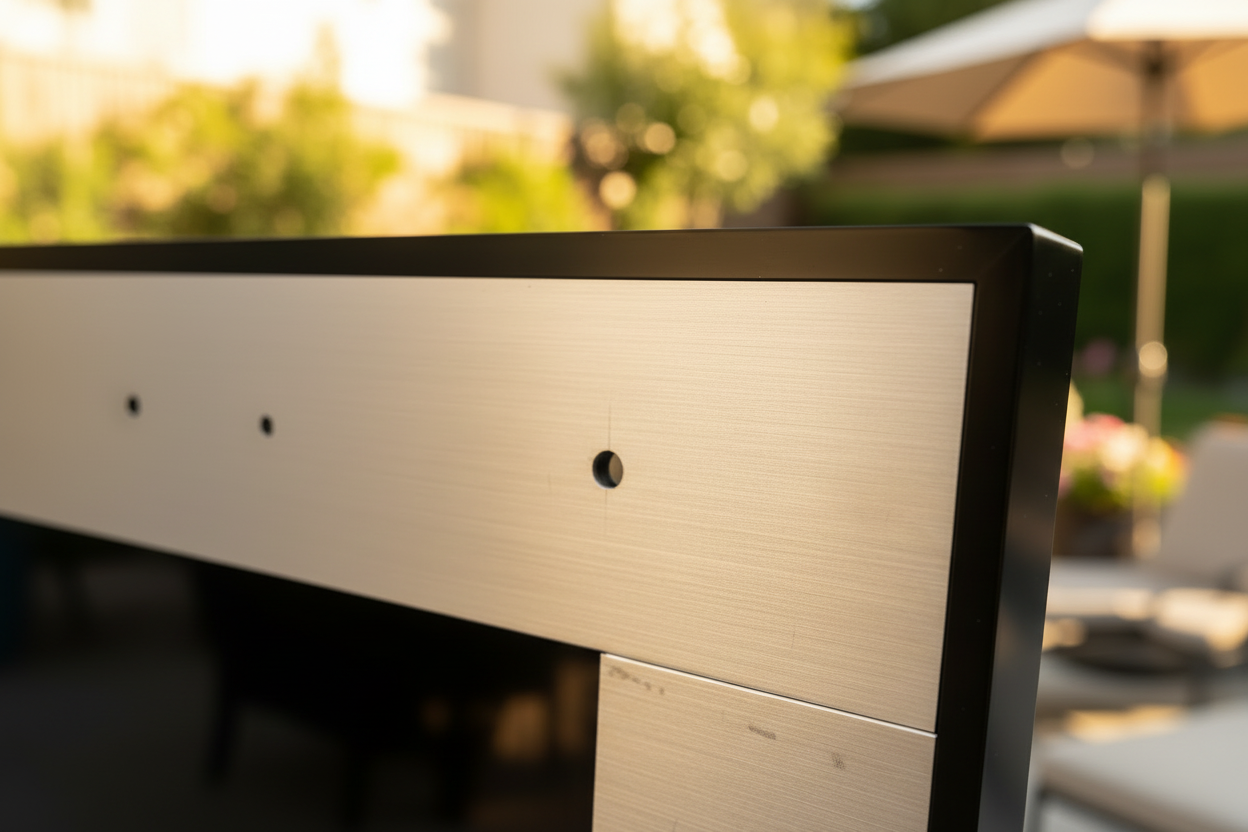 Outdoor TV Enclosure - Landscape Outdoor Scene